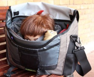 Messenger bag for camera equipment